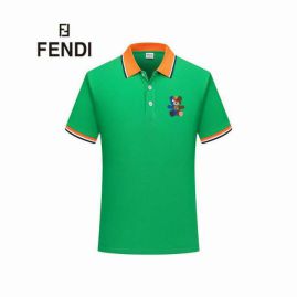 Picture of Fendi Polo Shirt Short _SKUFendiShortPolom-3xl25t0820152
